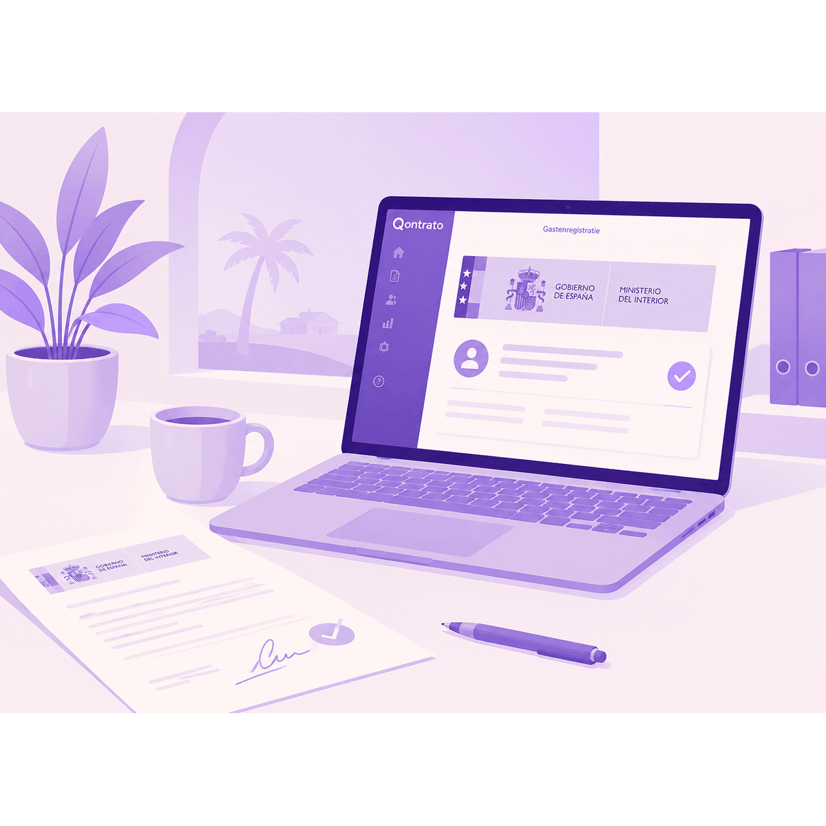 Gastgegevens online verzamelen voor SES Hospedajes